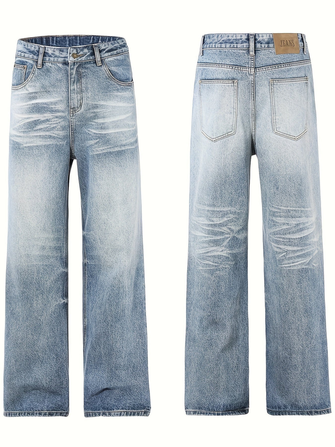 Levoire | Zone De Taille Haute Jean Une Alternative À La Coupe Décontractée Jambes Droites, Non Assorti