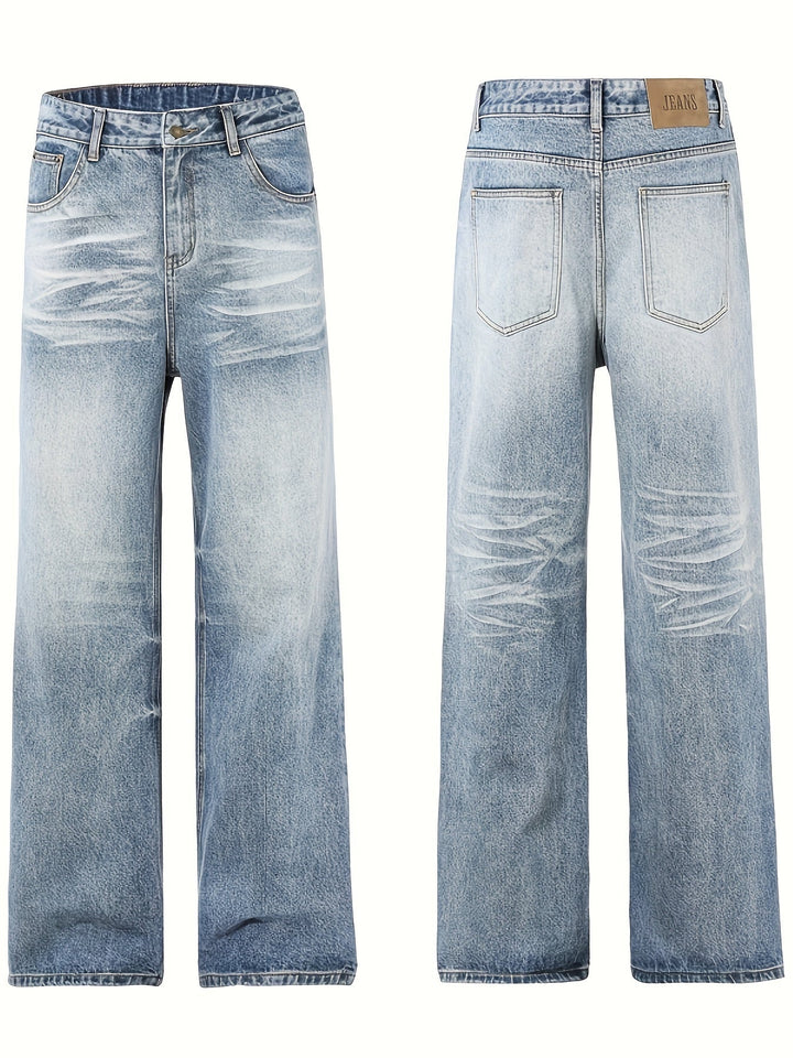 Levoire | Zone De Taille Haute Jean Une Alternative À La Coupe Décontractée Jambes Droites, Non Assorti