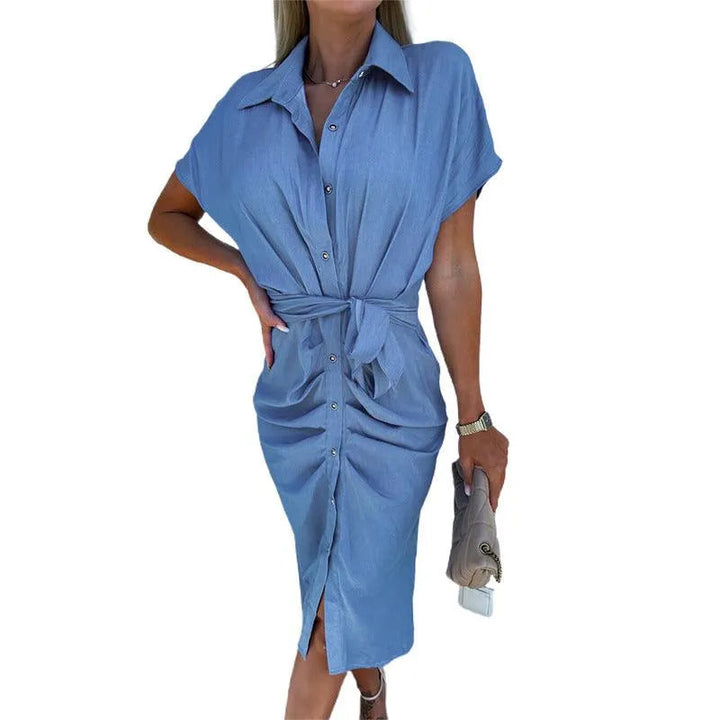 Levoire | robe à manches longues, à manches unicolores, décontractée