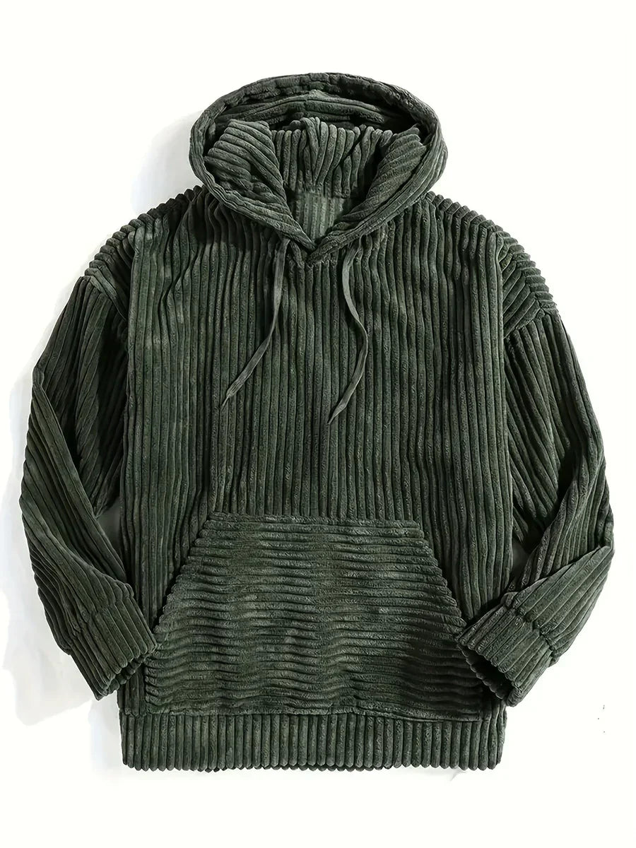 Levoire | Pull Homme À Col Rond Idéal Pour Les Superpositions Vert olive