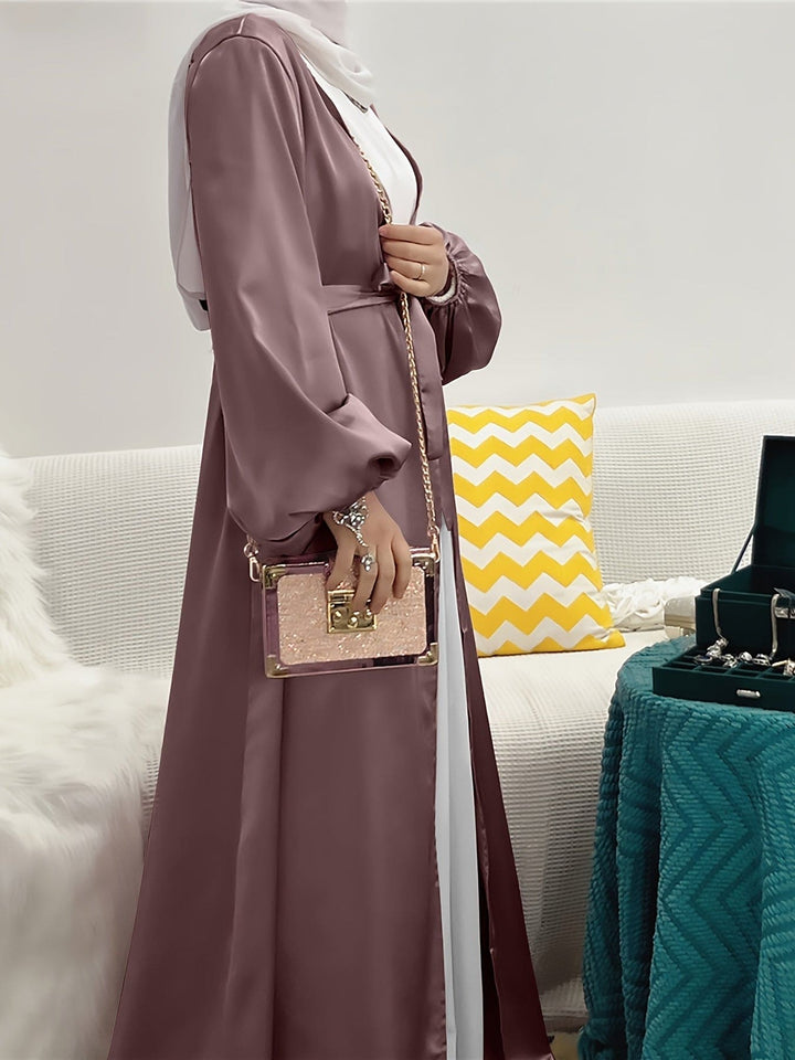Levoire | Robe Abaya Élégante Avec Ceinture