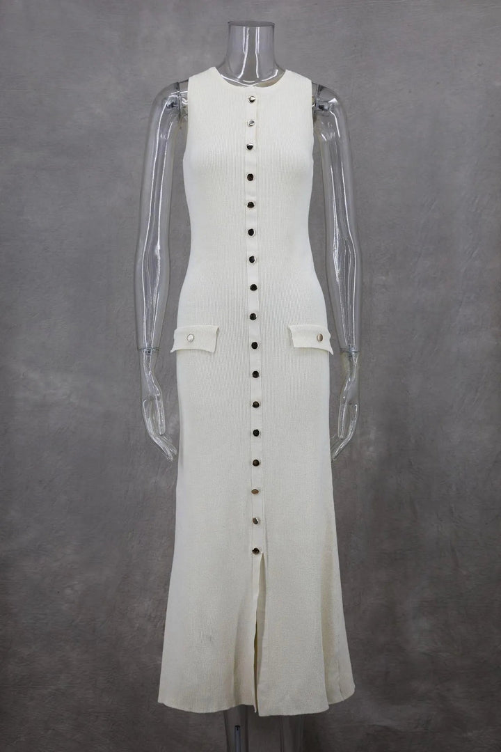 Levoire | Robe tricotée sans manches élégante
