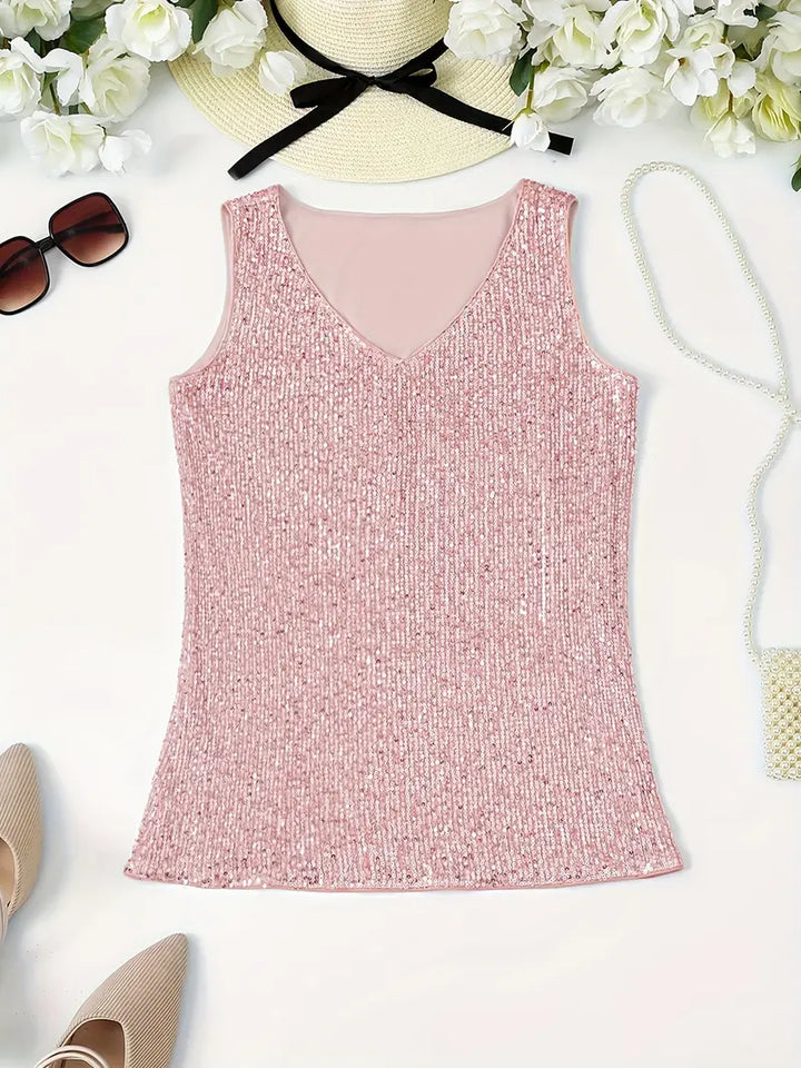 Levoire | Haut De Maillot Sans Manches Avec Des Paillettes
