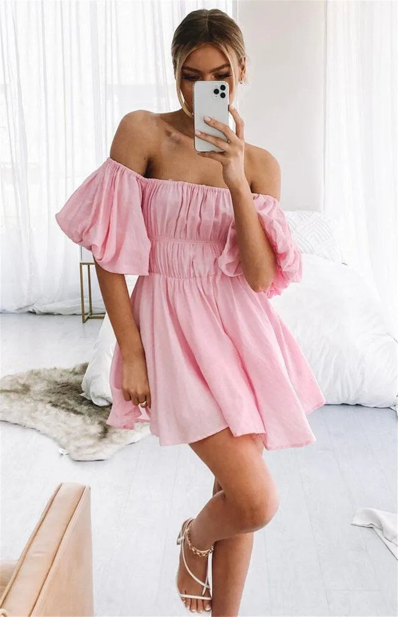 Levoire | Robe évasée unique et mignonne pour femmes Rosa