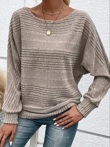 Levoire | Pull Uni Avec Des Manches Larges Pour Femmes