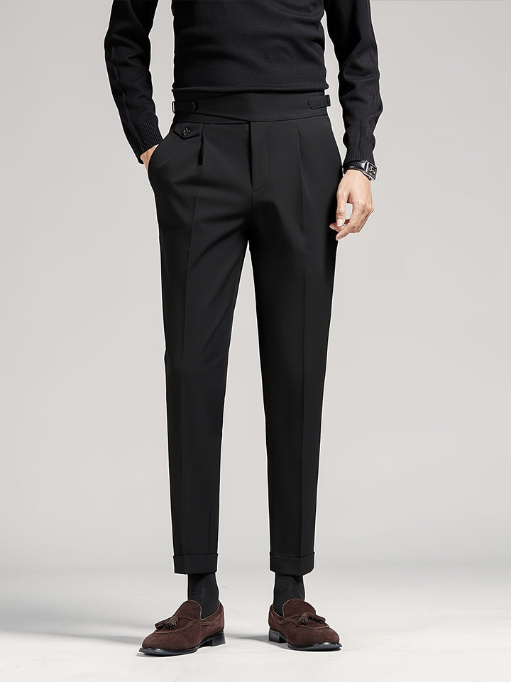 Levoire | Pantalons Regular Fit Unis Noir