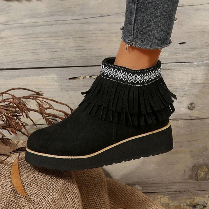 Levoire | Bottines À Franges Hiver