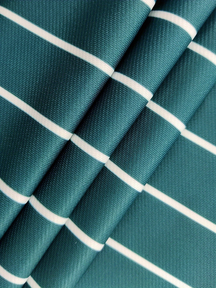 Levoire | Rétro Vert Rayé Imprimé Numérique Pantalon Homme