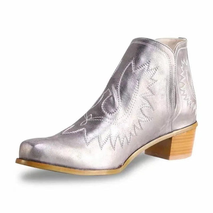 Levoire | Bottines pour femmes avec semelle ouverte Argent Blanc