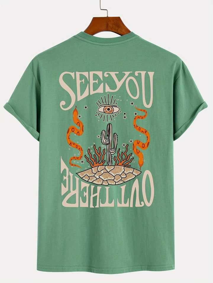 Levoire | T-Shirt Homme Avec Impression Cactus Légumes