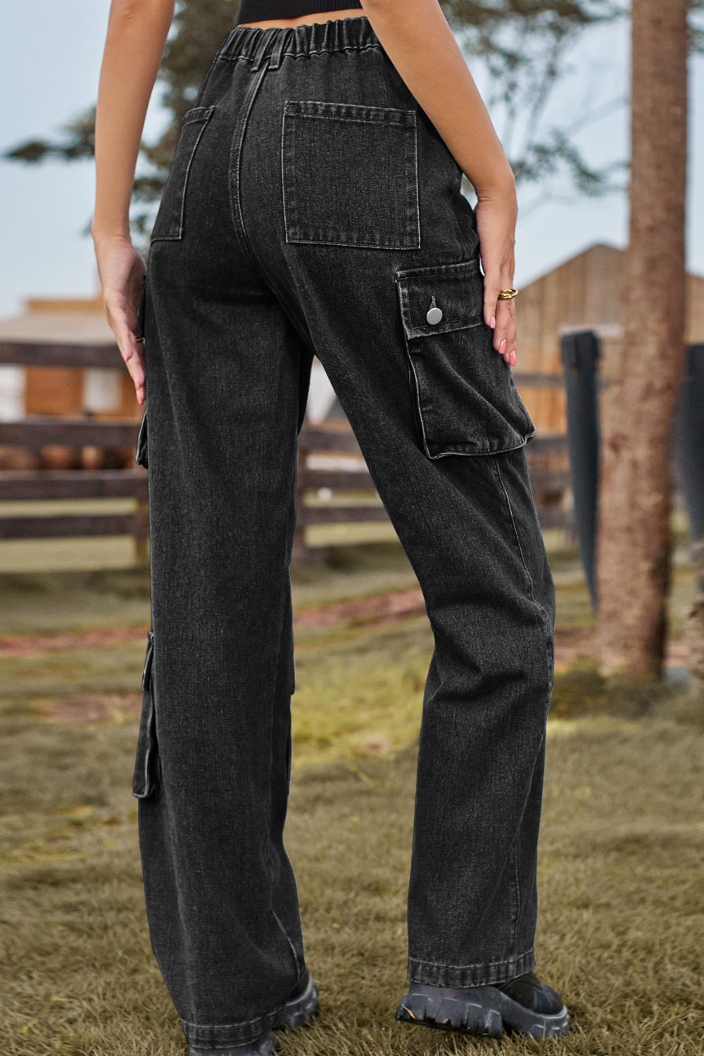 Levoire | Pantalons En Denim Longs Avec Poches
