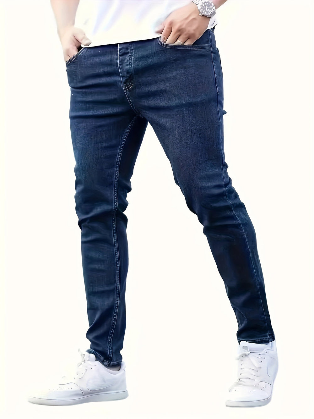 Levoire | Rentoa Skinny Jeans Avec Stretch De Taille Moyenne