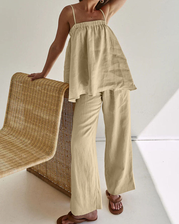Levoire | Classiquement Élégant Haut Et Pantalon Long