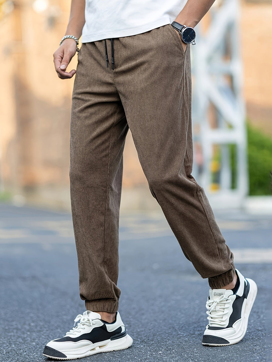 Levoire | Pantalons De Course Cordura Confortables Couleur café
