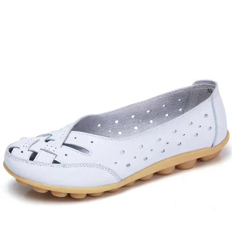 Levoire | Chaussures En Cuir Souple Blanc