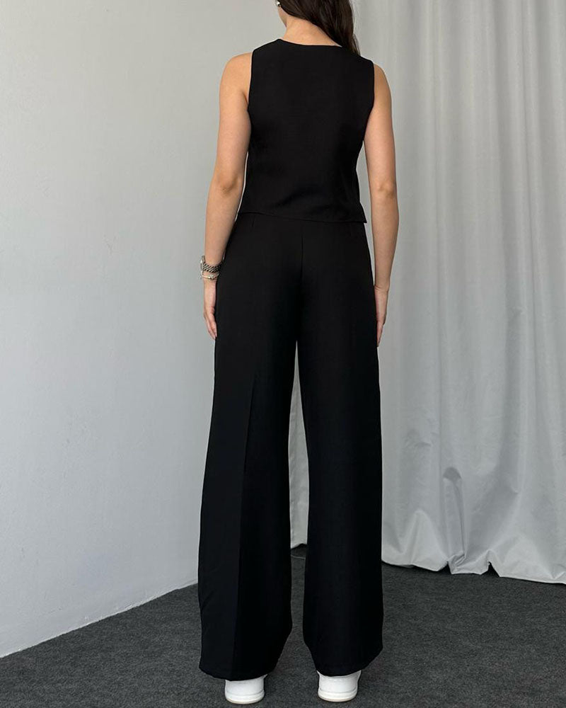 Levoire | Ensemble Sans Manches Avec Pantalon