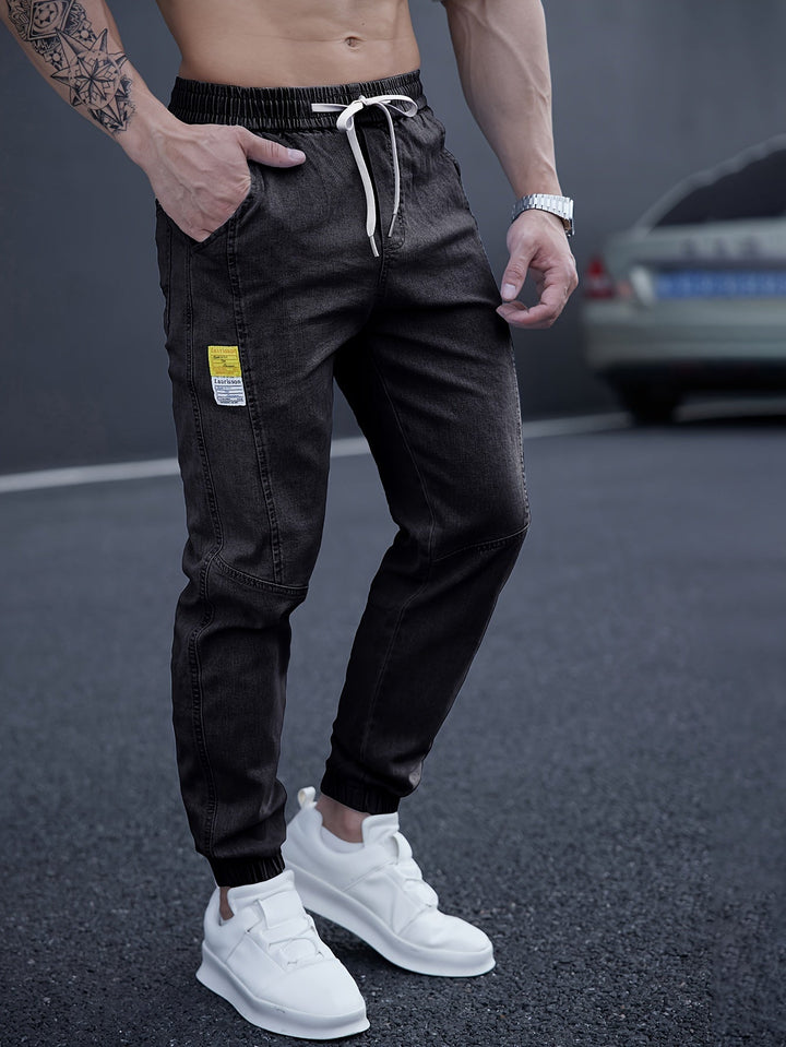 Levoire | Jean Homme Slim Style Urbain Noir