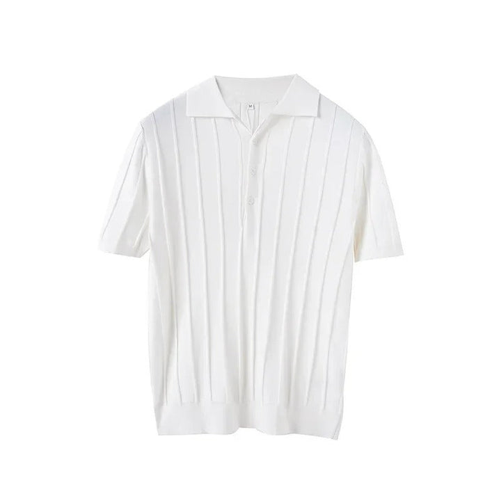 Levoire | Polo à manches courtes avec Tissu respirant et Style minimaliste pour le Printemps