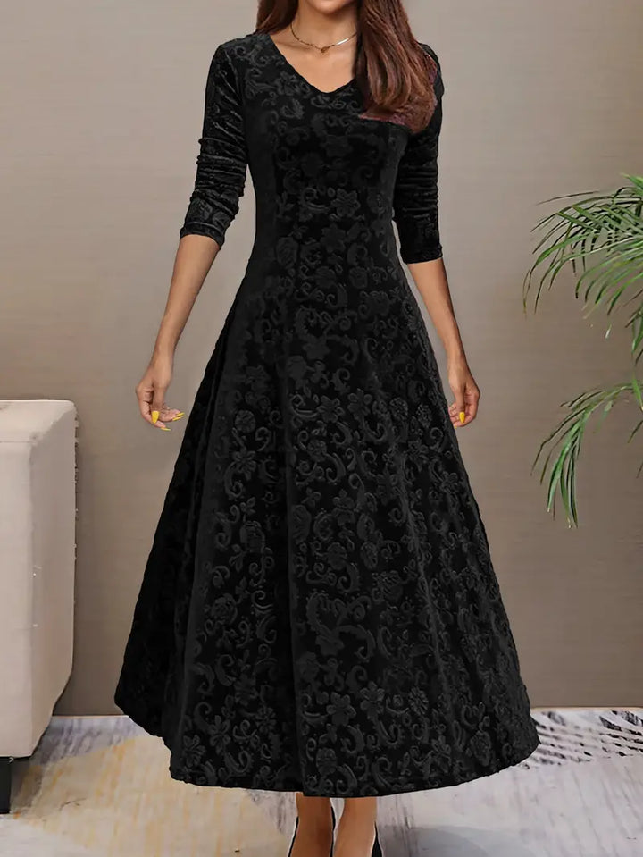 Levoire - Robe évasée élégante Noir