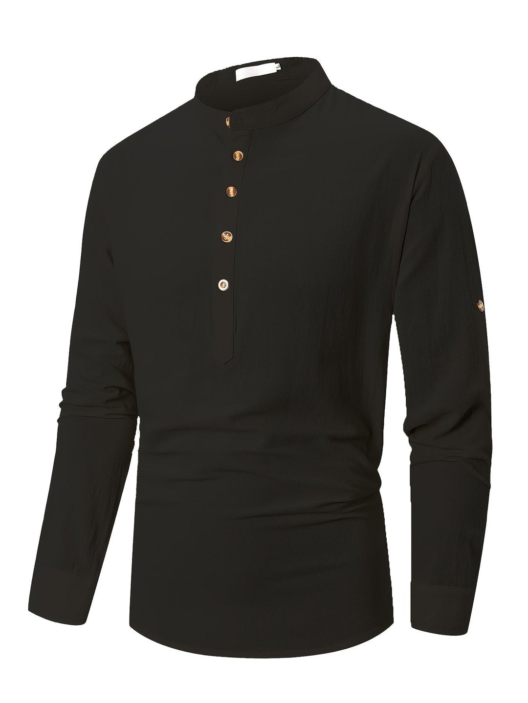 Levoire | Chemise Élégante À Manches Longues Noir