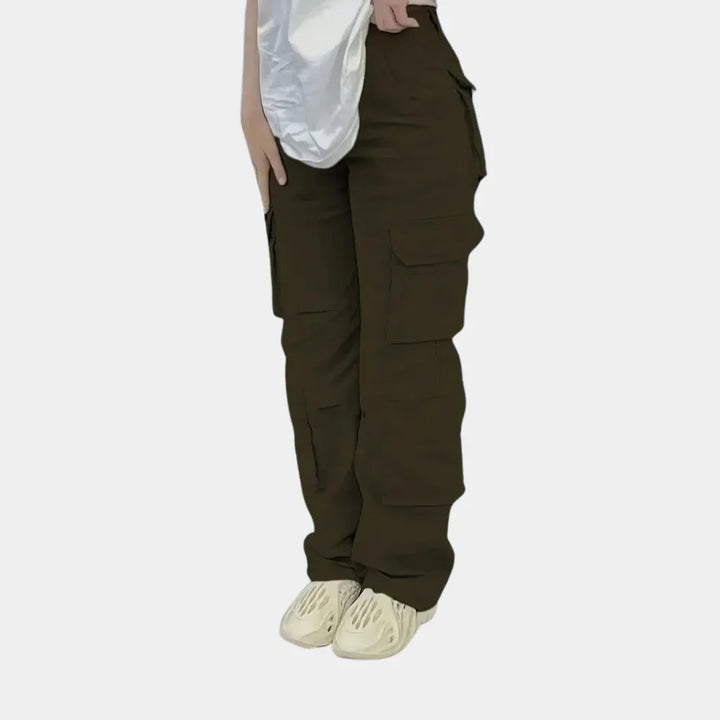 Levoire | Pantalon Cargo Tendance Vert foncé