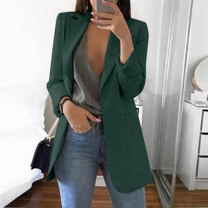 Levoire | Blazer Exécutif Sans Effort Vert foncé