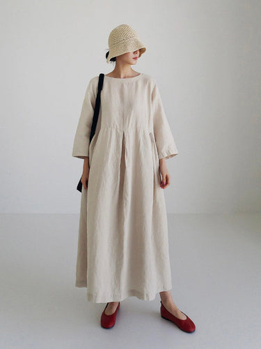 Levoire | Robes En Lin Amples Avec Poches Latérales