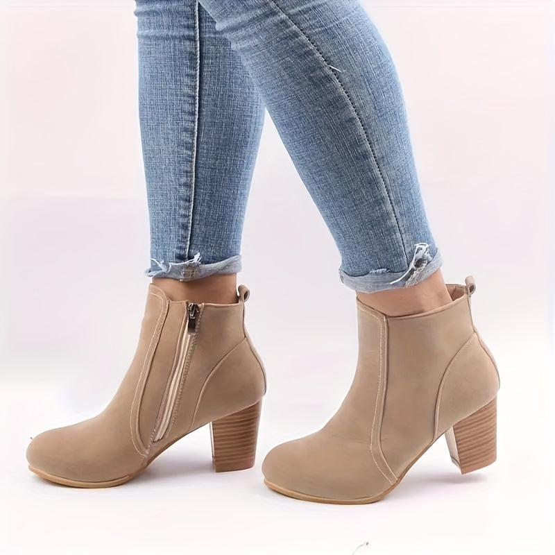 Levoire | Bottes Relaxantes Pour Femmes Avec Un Talon Épais Pour Une Marche Confortable