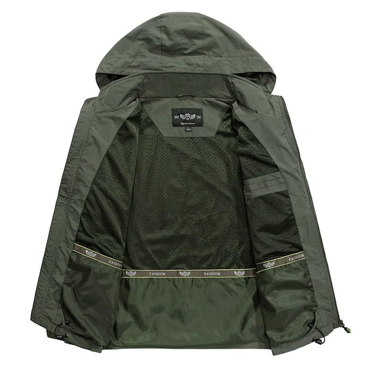 Levoire | Veste de randonnée imperméable avec capuche amovible