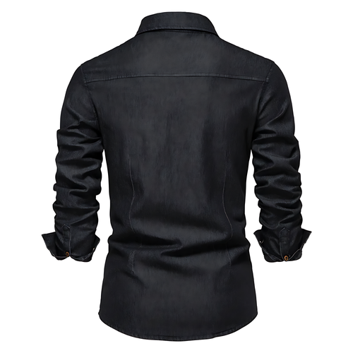 Levoire | Chemise En Denim De Coton Pour Hommes