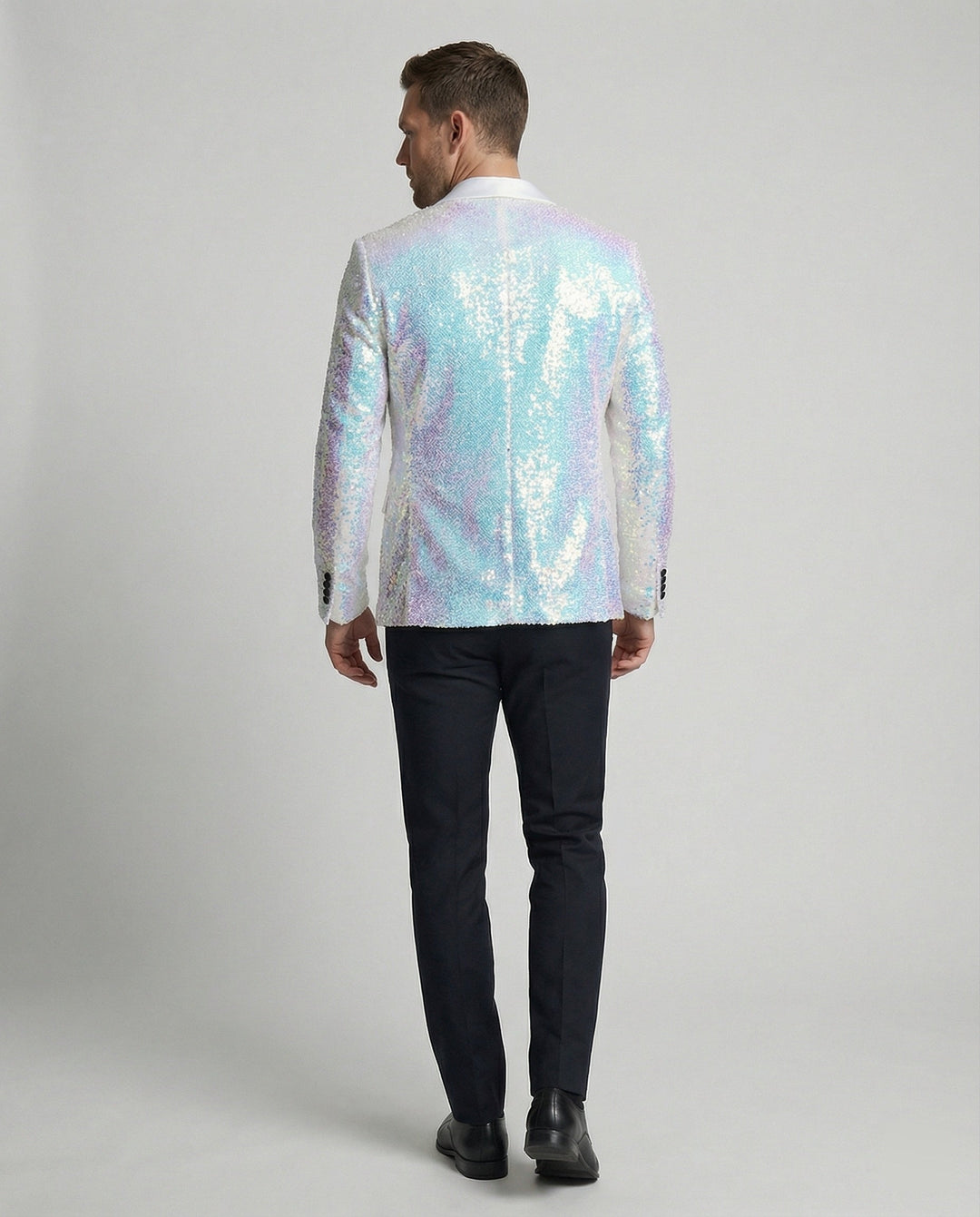 Blazer pour hommes en sequins glamour