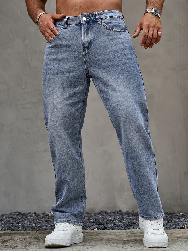 Levoire | Pantalon En Denim À Jambe Droite