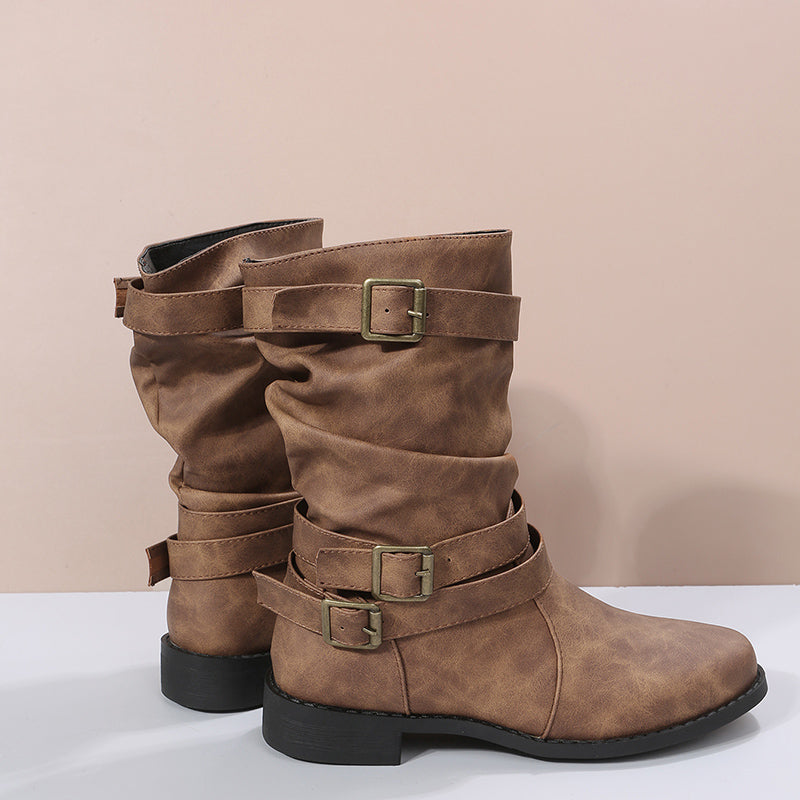 Levoire | Femme Bottes De Cowboy Conscientes De La Mode Semelle Résistante Hellebraun-1 40.5