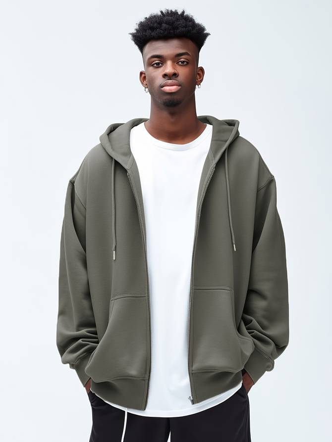 Levoire | Gilet Décontracté Zippé Pour Hommes Confortable Et Élégant Gris