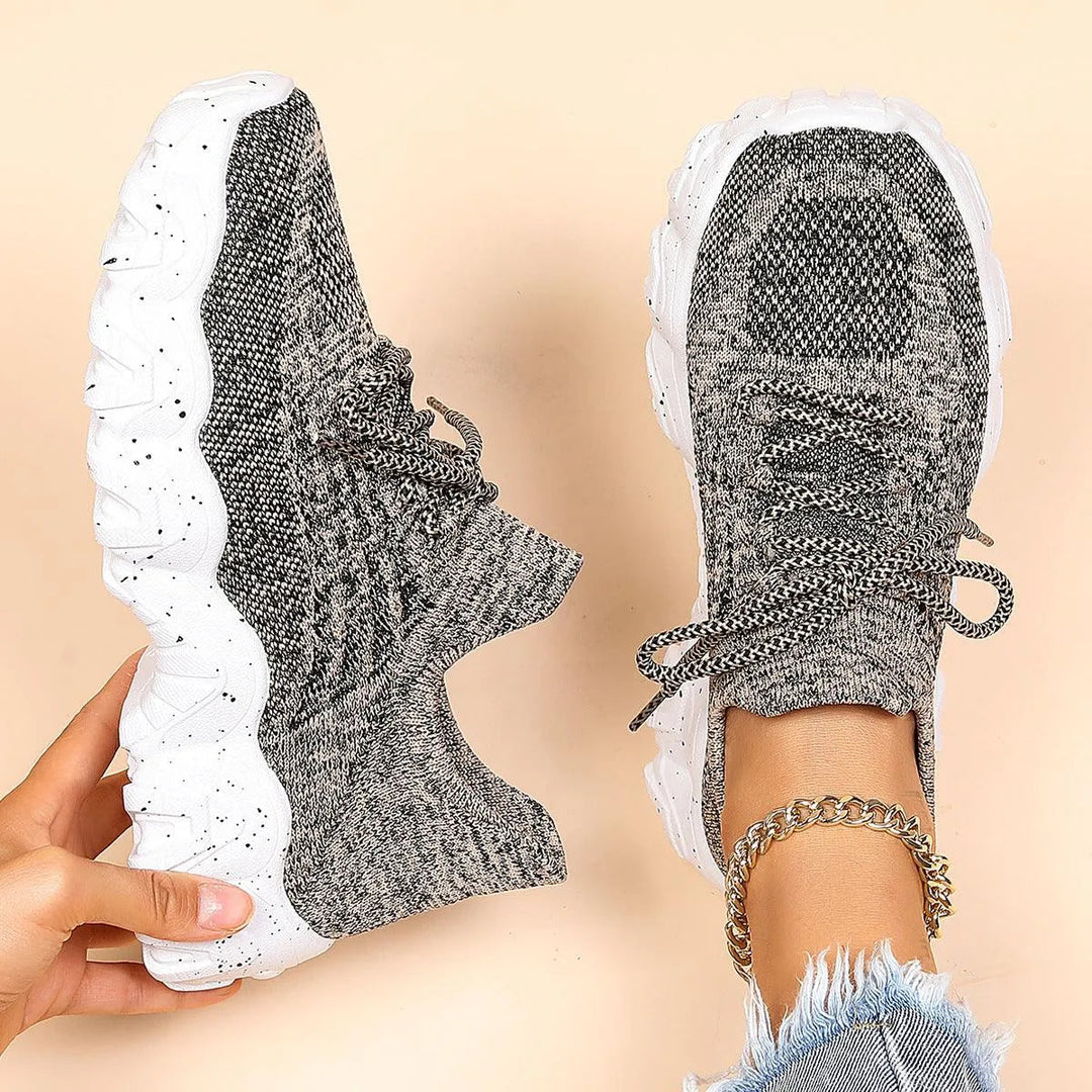 Levoire | Chaussures pour femmes en tissu respirant Brun foncé
