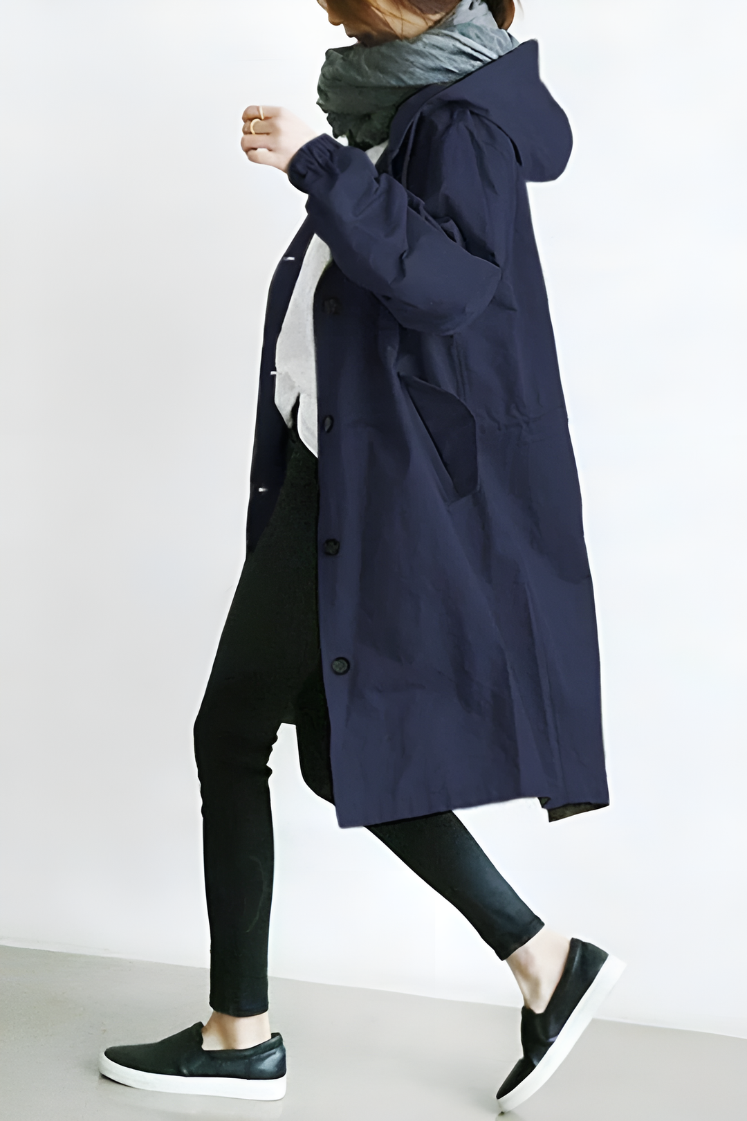 Levoire | Veste Coupe-Vent Pour Femmes Bleu marine