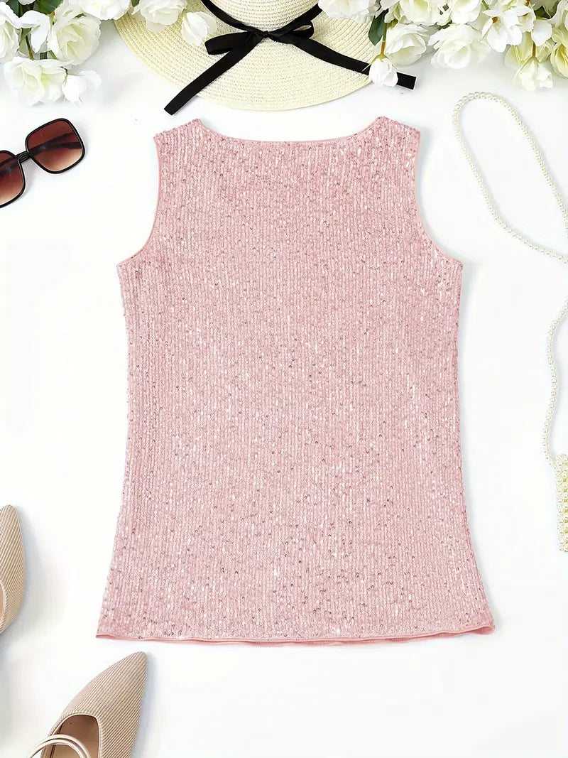 Levoire | Haut De Maillot Sans Manches Avec Des Paillettes