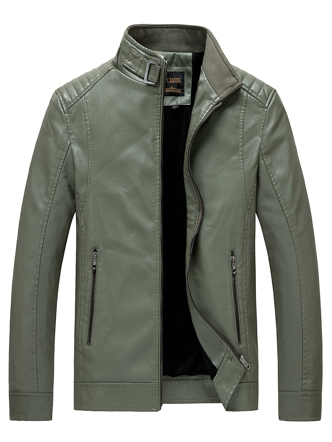 Levoire | Veste en cuir Vert