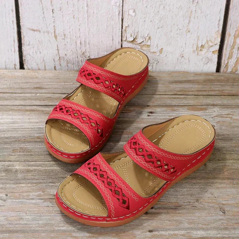Levoire | Chaussures Élégantes Pour Femmes Pour L'Été Rot