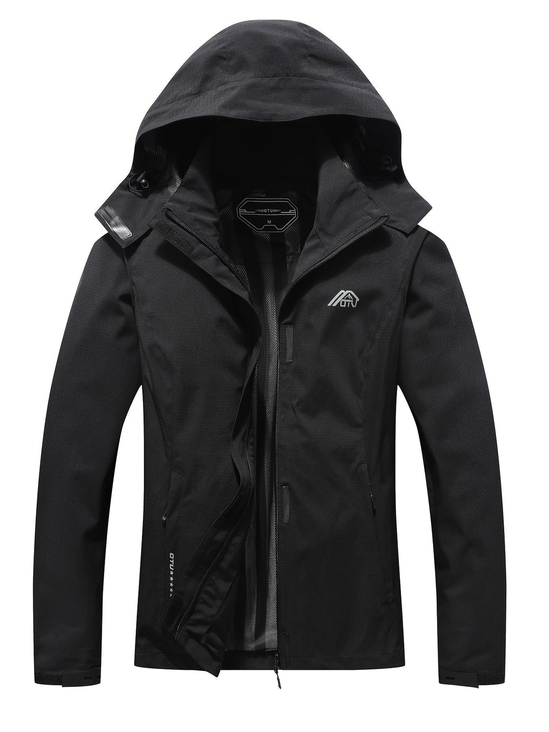 Levoire | Veste De Pluie Avec Capuche Noir