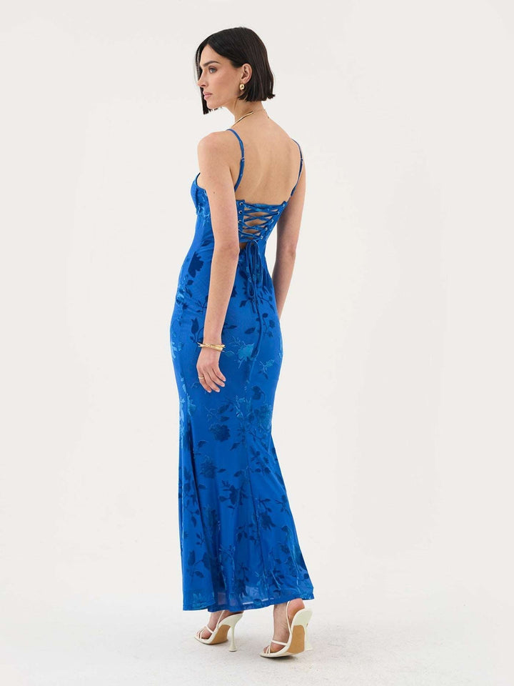 Levoire | Robe Maxime à Imprimé en Velours