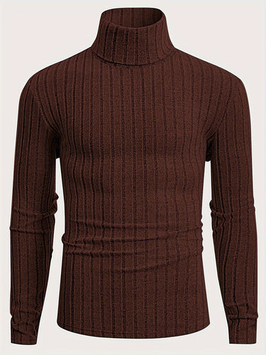 Levoire | Pull En Tricot Rayé Avec Col Pour Hommes