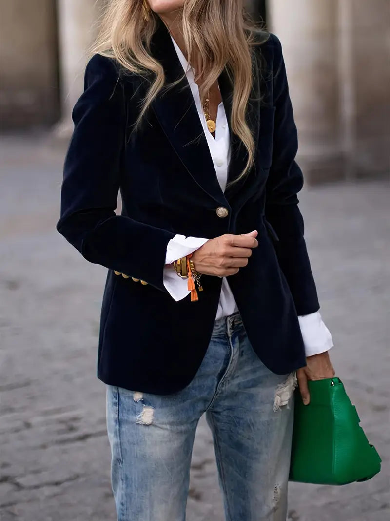 Levoire | Blazer Élégant Et Polyvalent Noir