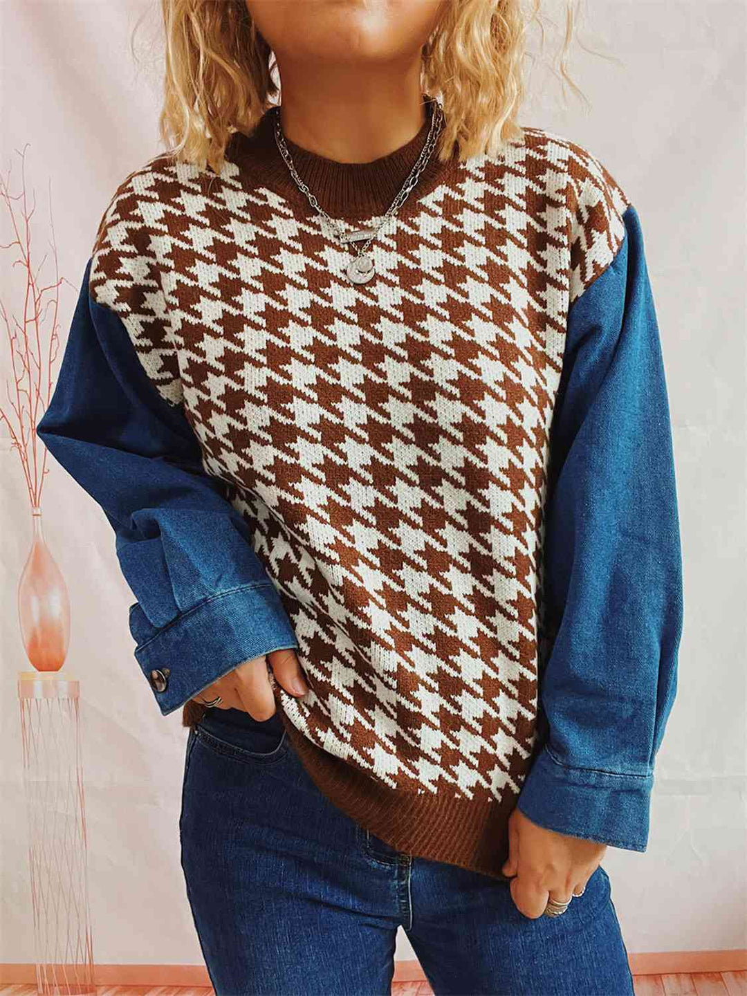 Levoire | Pull Long Torsadé Col Montant Hiver Style 2