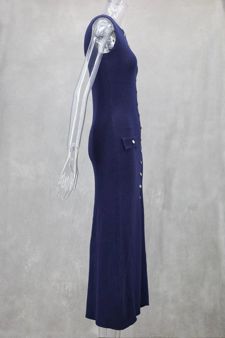 Levoire | Robe tricotée sans manches élégante