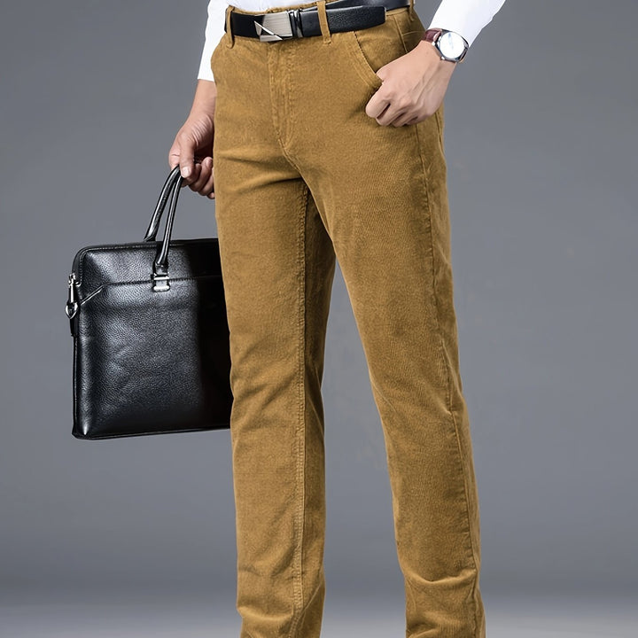 Levoire | Pantalons En Velours Côtelé Pour Hommes Avec Poches