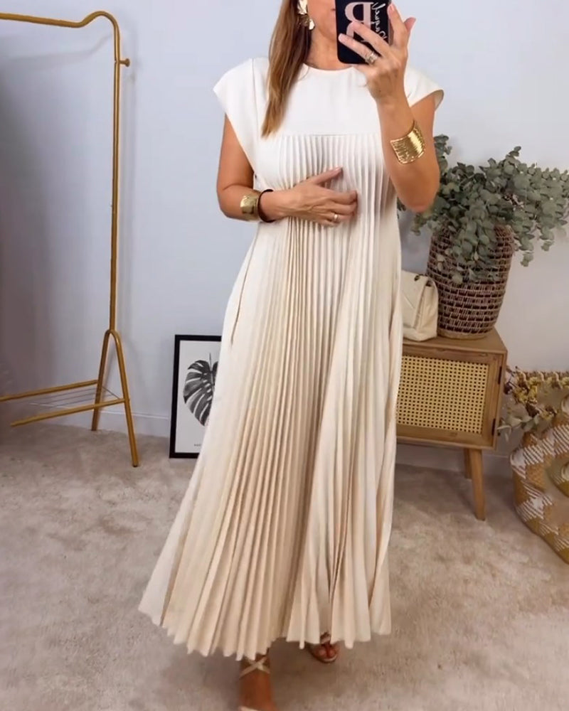Levoire | Robe Maxi Élégante Et Confortable Avec Plis