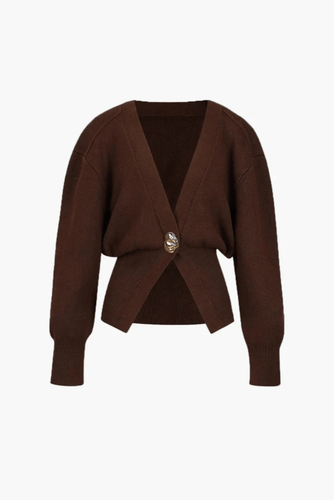 Levoire | Veste Tricot Femme Fermeture Boutons Rétro