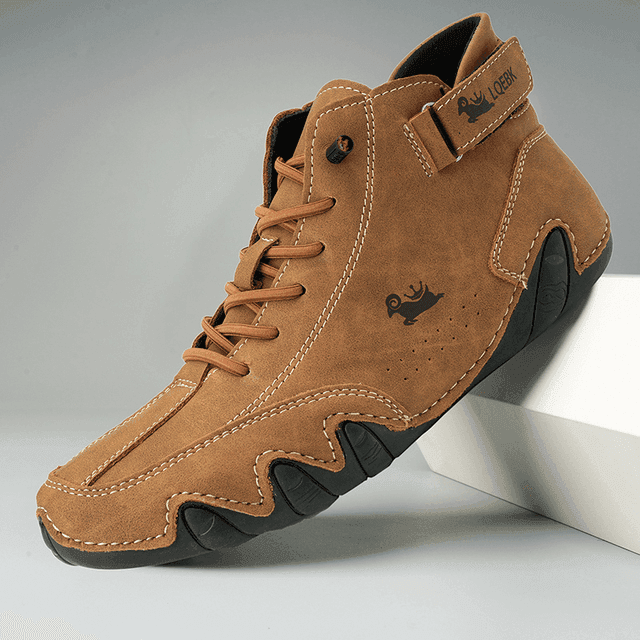 Levoire | Chaussures Pour Hommes Confortables Et Imperméables Avec Lacets Braun