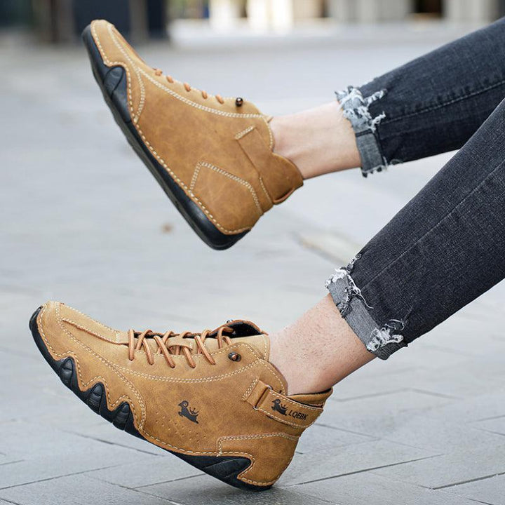 Levoire | Chaussures Pour Hommes Confortables Et Imperméables Avec Lacets Braun 41
